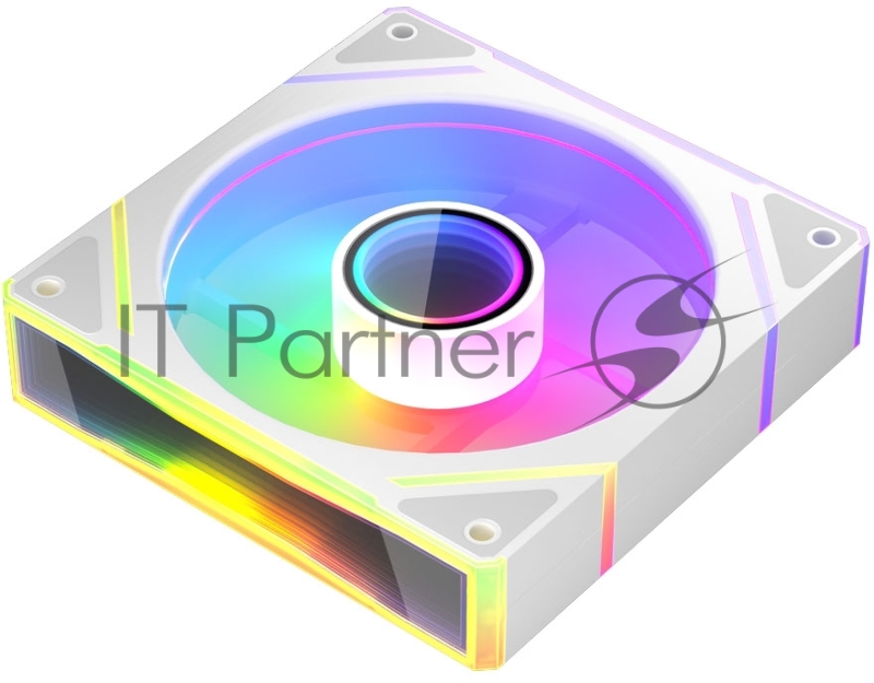 Вентилятор 1STPLAYER FC(AP)-WH-1IN1 White 120mm, ARGB, PWM, 600-1800rpm, 3pin