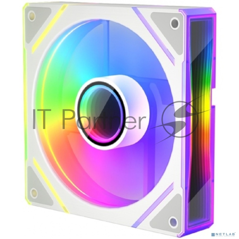Вентилятор 1STPLAYER FC(AP)-WH-1IN1 White 120mm, ARGB, PWM, 600-1800rpm, 3pin