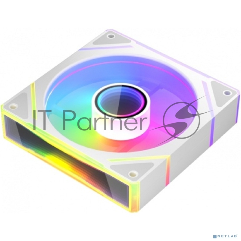 Вентилятор 1STPLAYER FC(AP)-WH-1IN1 White 120mm, ARGB, PWM, 600-1800rpm, 3pin