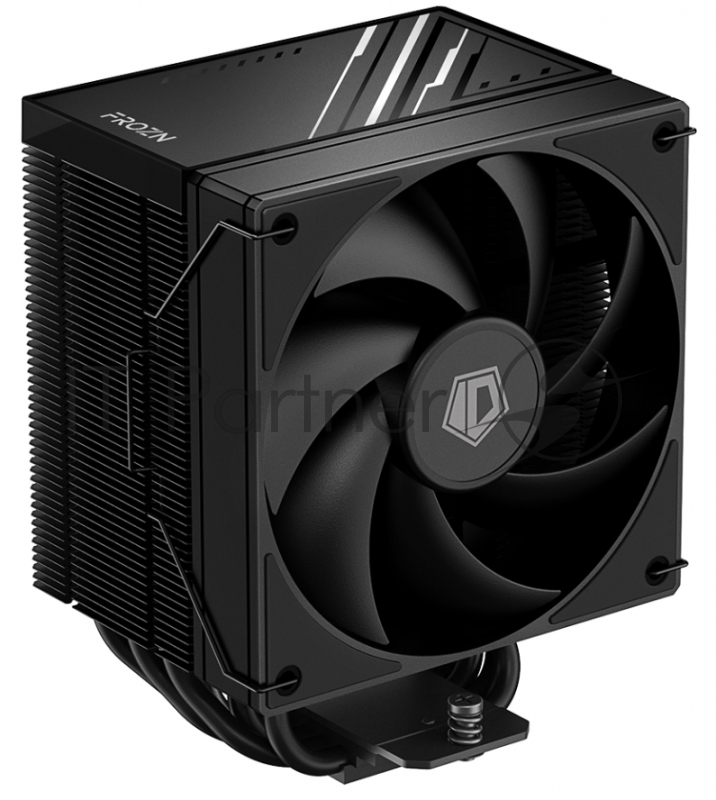 Кулер для процессора ID-COOLING FROZN A610 BLACK LGA20XX/1700/1200/115X/AM5/AM4 (10шт/кор, TDP 260W, PWM, черный, 6 тепл.трубок + медная база, FAN 120mm) RET