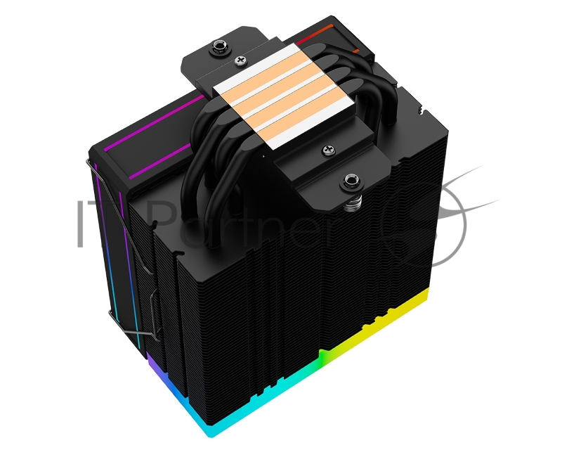 Устройство охлаждения(кулер) ID-Cooling FROZN A410 ARGB Soc-AM5/AM4/1151/1200/2066/1700 4-pin Al+Cu 230W 730gr LED Ret