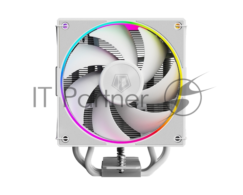 Устройство охлаждения(кулер) ID-Cooling Frozn A410 ARGB Wh Soc-AM5/AM4/1151/1200/2066/1700 4-pin Al+Cu 230W 730gr LED Ret