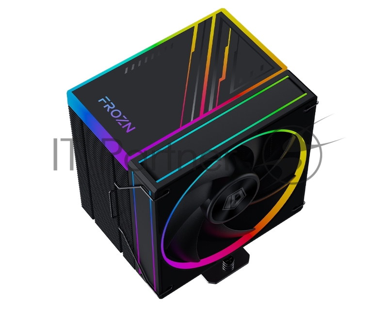 Устройство охлаждения(кулер) ID-Cooling Frozn A610 ARGB Soc-AM5/AM4/1151/1200/2066/1700 4-pin 29.9dB Al+Cu 250W 940gr LED Ret