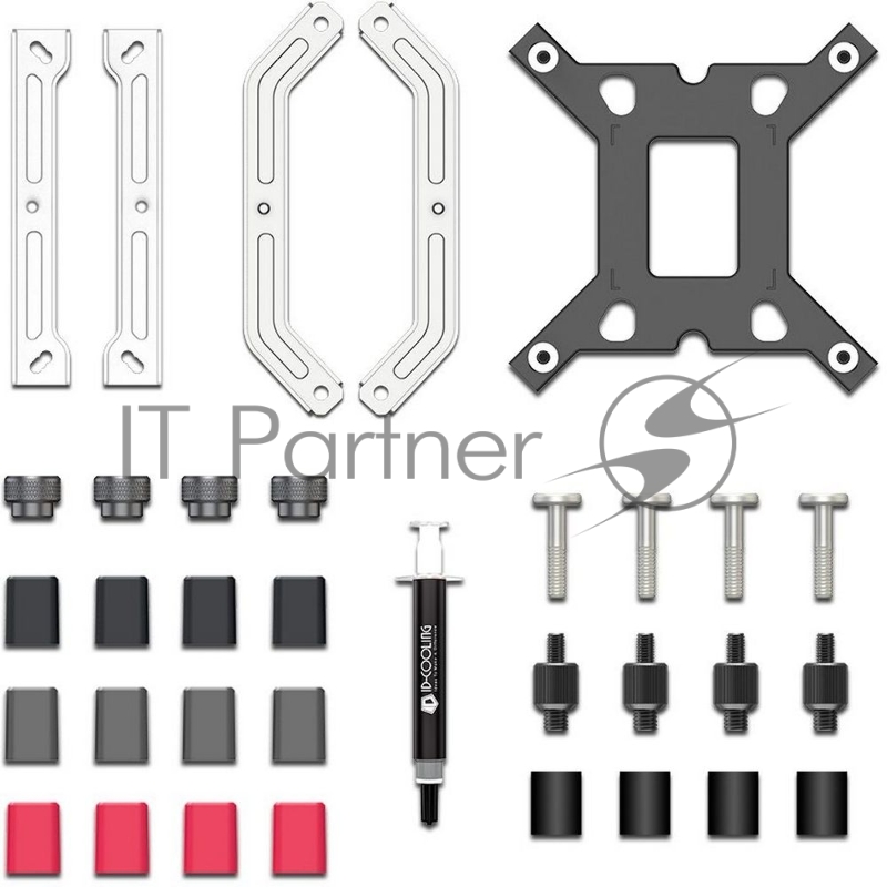 Устройство охлаждения(кулер) ID-Cooling Frozn A610 ARGB Wh Soc-AM5/AM4/1151/1200/2066/1700 4-pin Al+Cu 250W 940gr LED Ret