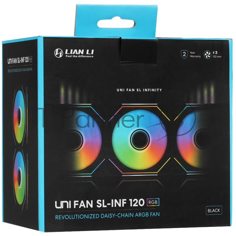 Вентилятор Lian-Li Uni Fan IN 120 Triple 7-pin 29dB LED Ret