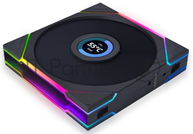 Вентилятор Lian-Li Uni Fan TL 140 LCD 7-pin 28.5dB LED Ret