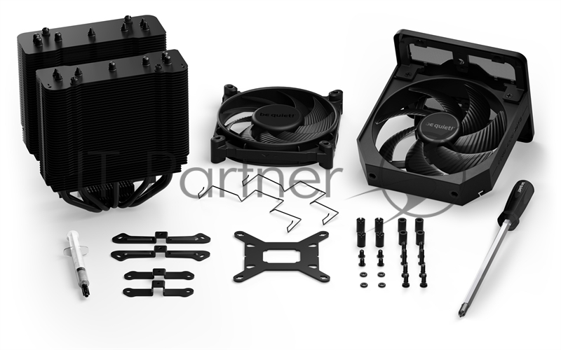 Кулер be quiet! Dark Rock Pro 5 / 270W TDP, 7 HP, 1x120mm + 1x135mm fans / BK036