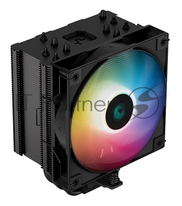 Кулер DEEPCOOL AG500 BK ARGB LGA1700/1200/115X/AM5/AM4 (12шт/кор, TDP 240W, PWM, ARGB Fan 120mm, 5 тепл. трубок) RET