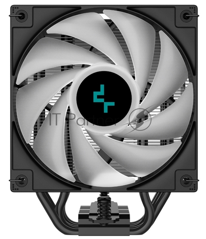 Кулер DEEPCOOL AG500 BK ARGB LGA1700/1200/115X/AM5/AM4 (12шт/кор, TDP 240W, PWM, ARGB Fan 120mm, 5 тепл. трубок) RET