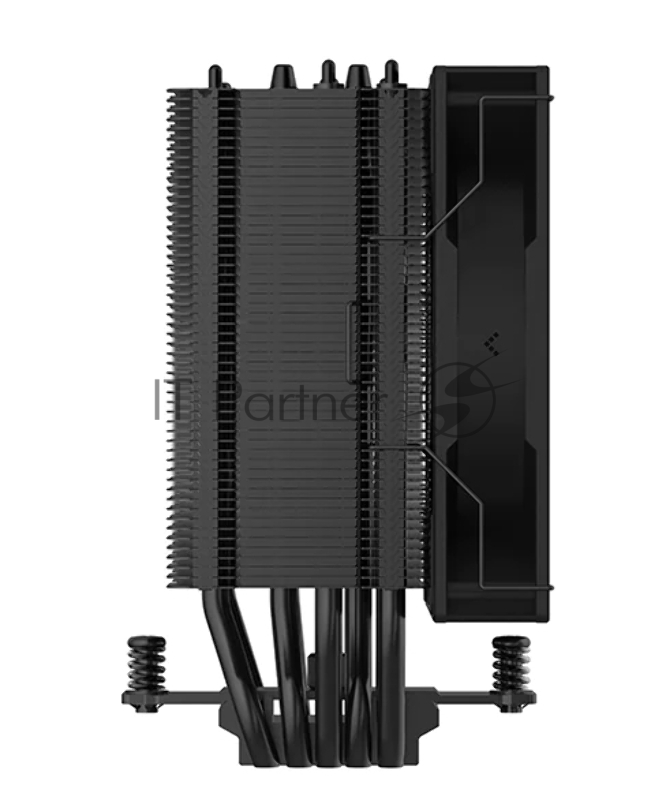 Кулер DEEPCOOL AG500 BK ARGB LGA1700/1200/115X/AM5/AM4 (12шт/кор, TDP 240W, PWM, ARGB Fan 120mm, 5 тепл. трубок) RET