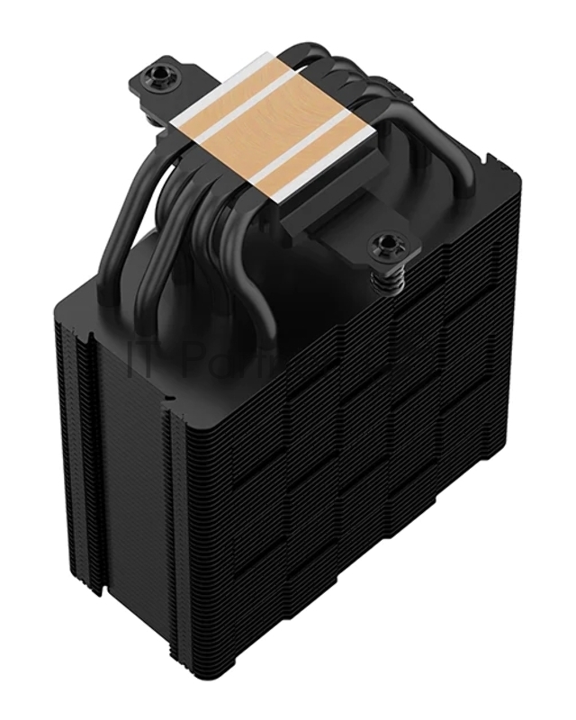 Кулер DEEPCOOL AG500 BK ARGB LGA1700/1200/115X/AM5/AM4 (12шт/кор, TDP 240W, PWM, ARGB Fan 120mm, 5 тепл. трубок) RET