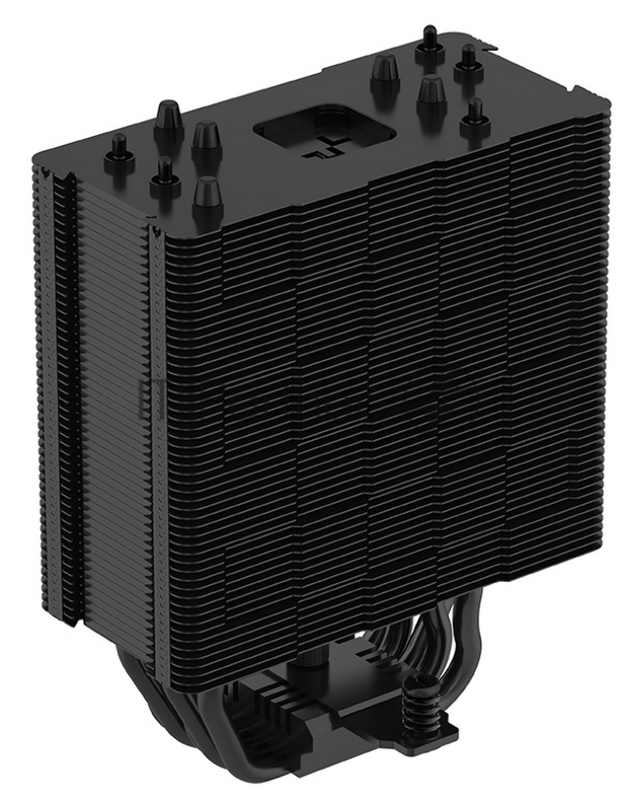 Кулер DEEPCOOL AG500 BK ARGB LGA1700/1200/115X/AM5/AM4 (12шт/кор, TDP 240W, PWM, ARGB Fan 120mm, 5 тепл. трубок) RET