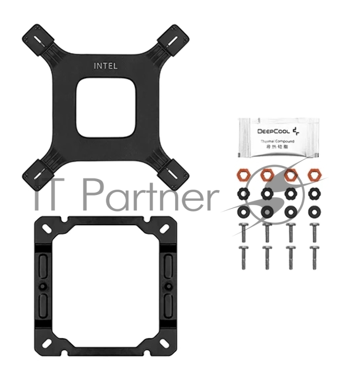 Кулер DEEPCOOL AG500 BK ARGB LGA1700/1200/115X/AM5/AM4 (12шт/кор, TDP 240W, PWM, ARGB Fan 120mm, 5 тепл. трубок) RET