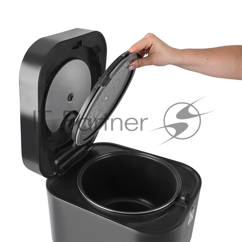 Мультиварка электрическая Endever Vita-127, черный, мощность 1000 Вт, емкость 5л, 12 авторежимов работы, сенсорное управление,книга рецептов, 2 шт/уп.