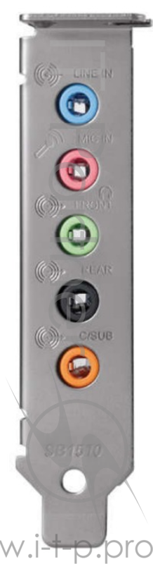 Аудиокарта Creative Sound Blaster Audigy Fx SB1570 (PCI-E x1)