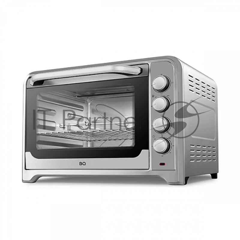 Электрическая печь BQ EO2002B Steel-Black. Мощность 2200 Вт, Объем 60 л, Режимы работы: нижний нагрев, верхний нагрев, верхний и нижний нагрев, конвекция, вертел, конвекция и вертел, Конвекция. Равномерное приготовление любого блюда, Таймер до 60 мин