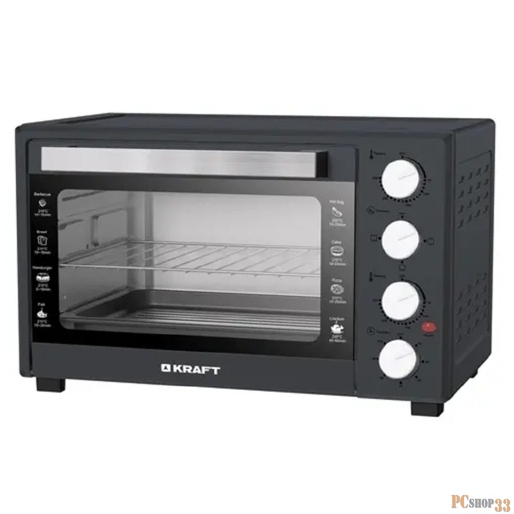 Мини печь KRAFT KFC-MO380HGR