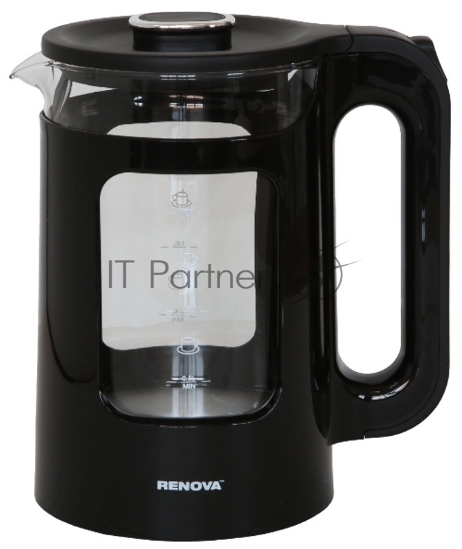 Чайник RENOVA KT17G-11B Термостойко стекло