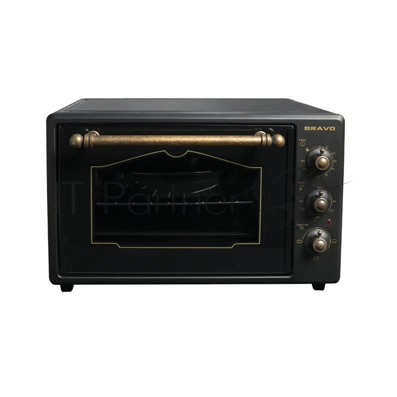 Печь электрическая BRAVO FO-38BLR 38 литров черная, рустик