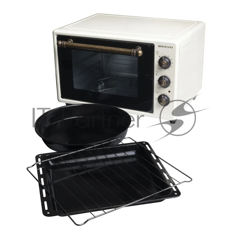 Печь электрическая BRAVO FO-38BR 38 литров бежевая, рустик