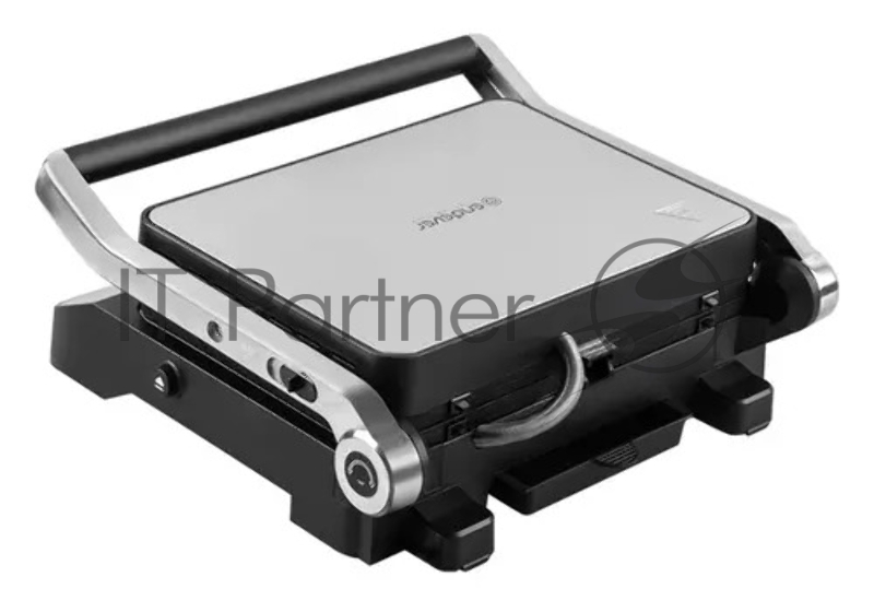 Электрический пресс-гриль ENDEVER Grillmaster-245, серебристый/черный, 2300 Вт, терморегулятор, размер пов-ти 29,8х22 см, 2 шт/уп