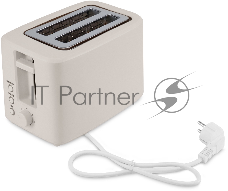 Тостер Hyundai HYT-3306 700Вт кремовый