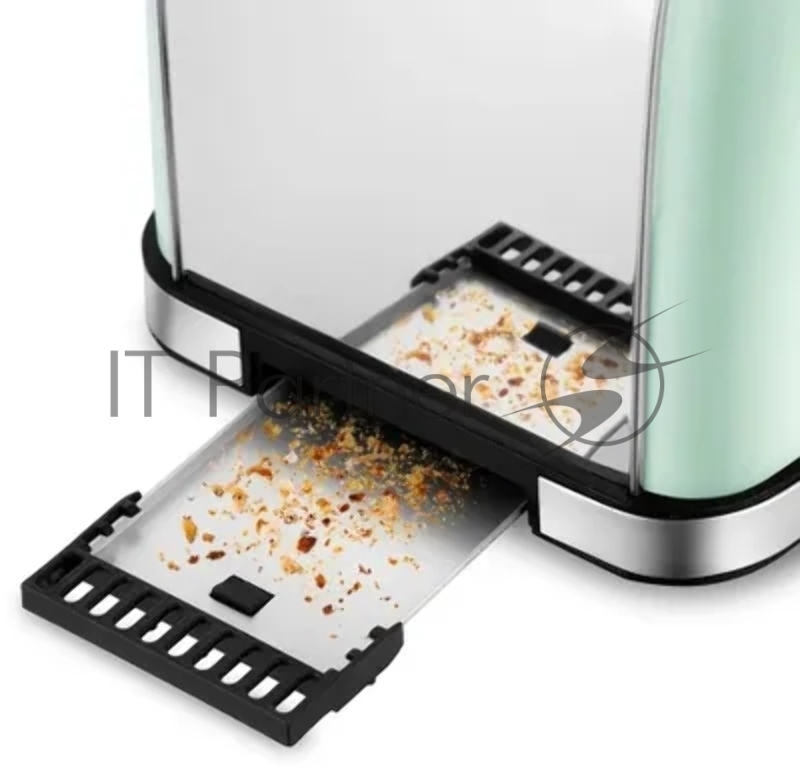 Тостер Kitfort КТ-4098 850Вт мятный/серебристый