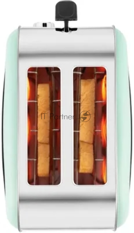 Тостер Kitfort КТ-4098 850Вт мятный/серебристый