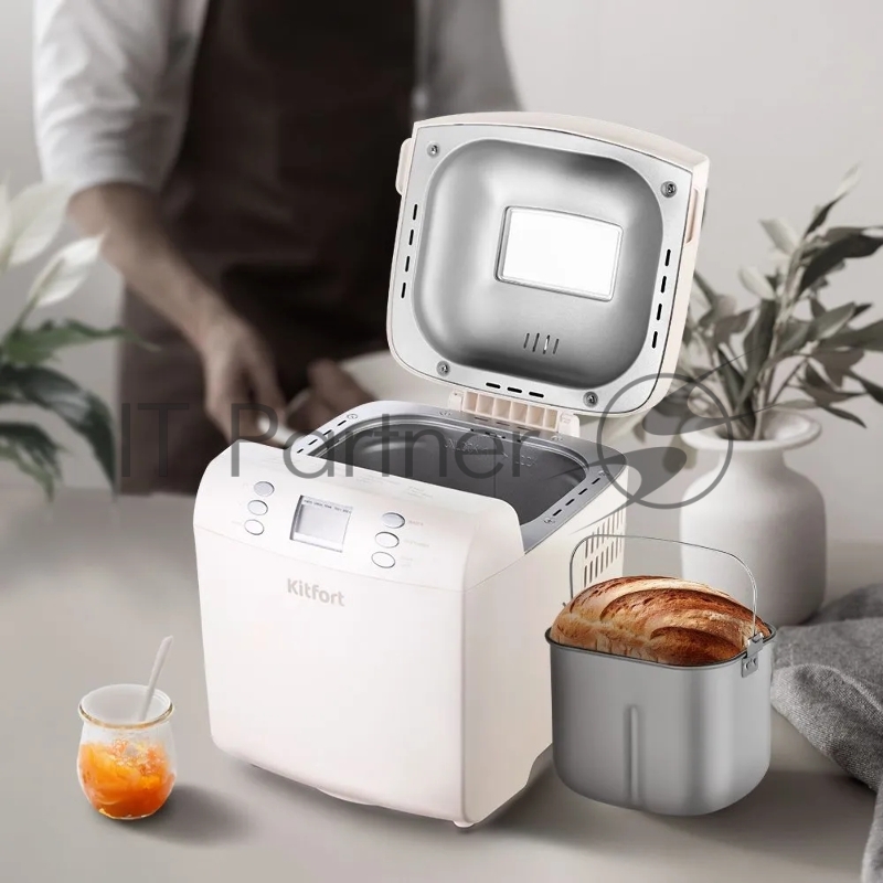 Хлебопечь Kitfort КТ-311 550Вт белый