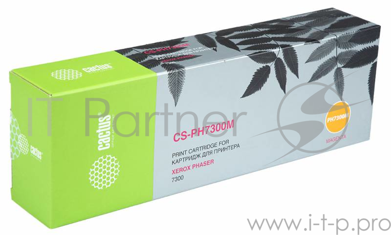 Тонер Картридж Cactus CS-PH7300M 16197800 пурпурный для Xerox Phaser 7300 (15000стр.)