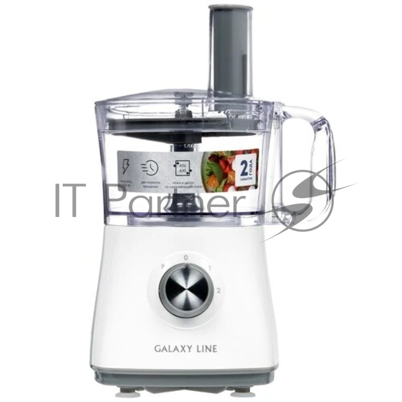 Кухонный комбайн Galaxy LINE GL2312, белый/серый