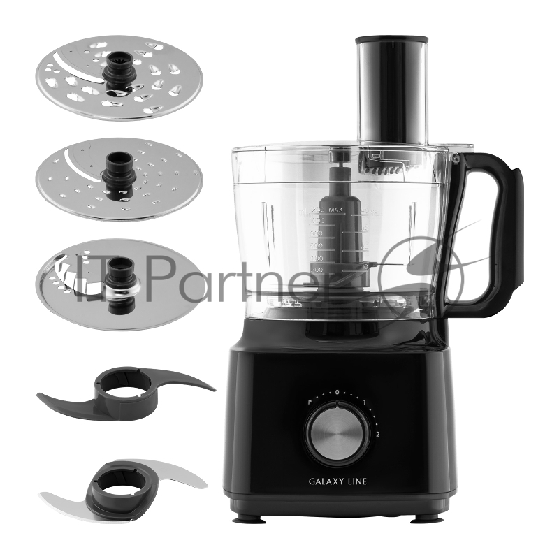 Кухонный комбайн Galaxy LINE GL 2313, черный