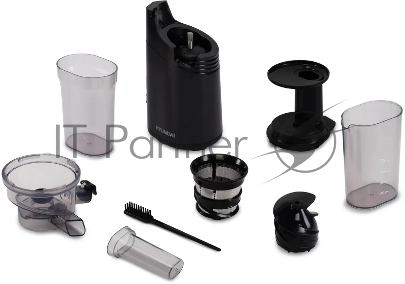 Соковыжималка шнековая Hyundai HY-JS2323 120Вт рез.сок.:400мл. черный