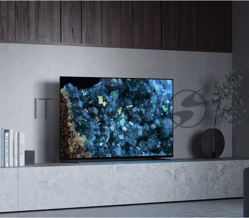 Телевизор OLED Sony 55 XR-55A80L BRAVIA титановый черный 4K Ultra HD 60Hz DVB-T DVB-T2 USB WiFi Smart TV