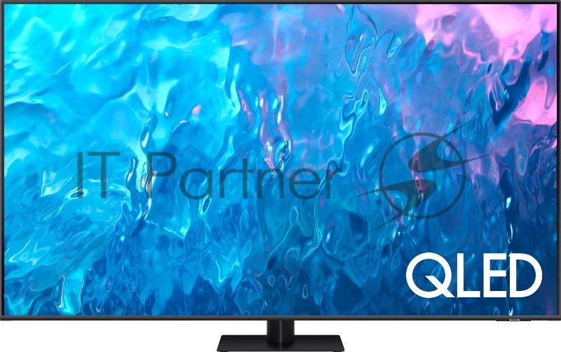 Телевизор QLED Samsung 65 QE65Q70CAUXUZ Series 7 серый/черный 4K Ultra HD 100Hz DVB-T DVB-T2 DVB-C DVB-S DVB-S2 USB WiFi Smart TV