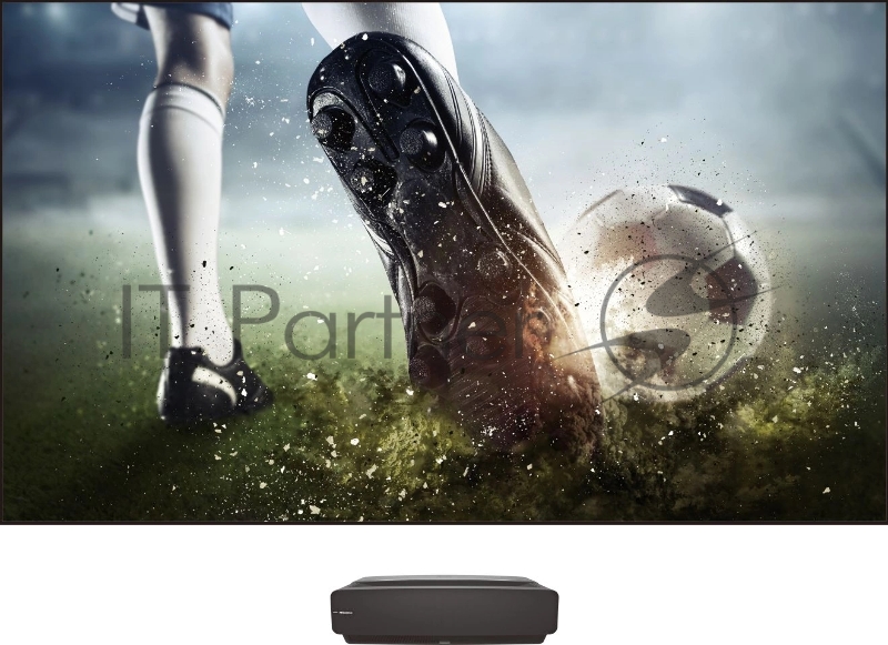 Телевизор LED Hisense 100 Laser TV 100L5F черный 4K Ultra HD 100Hz DVB-T DVB-T2 DVB-C DVB-S DVB-S2 WiFi Smart TV