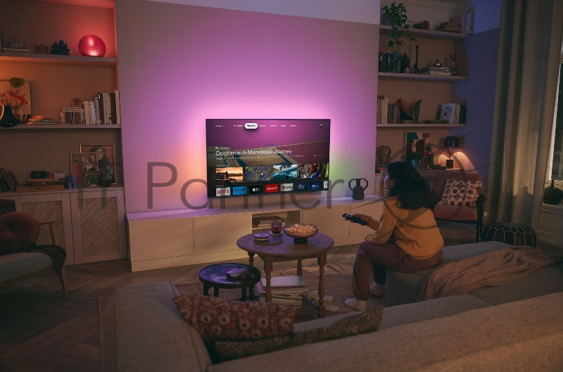 Телевизор LED Philips 55 55PUS8519/60 Series 8 серый антрацит 4K Ultra HD 60Hz DVB-T DVB-T2 DVB-C DVB-S DVB-S2 USB WiFi Smart TV (RUS)