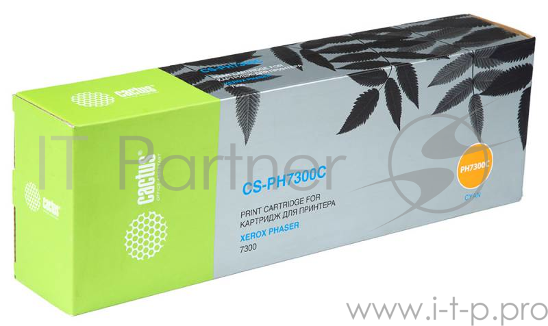 Тонер Картридж Cactus CS-PH7300C 16197700 голубой для Xerox Phaser 7300 (15000стр.)