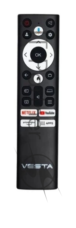 Телевизор Vesta 55/UHD/IPS/Smart Google TV/2-16Gb/BT/Black