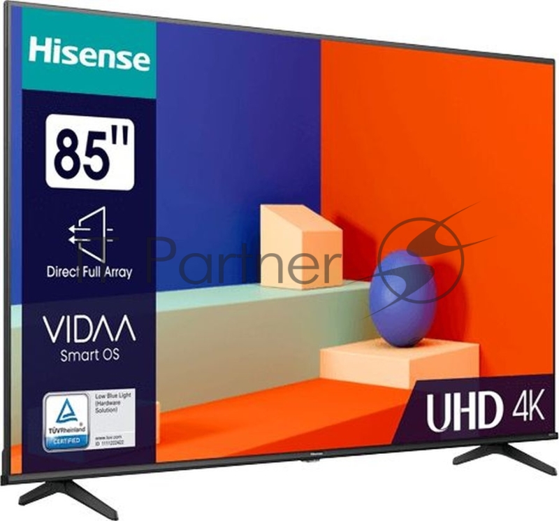 Телевизор HISENSE 85A6K 85 4K/Hotel/UHD 3840x2160 2160p TV Bluetooth Wi-Fi Direct VIDAA черный