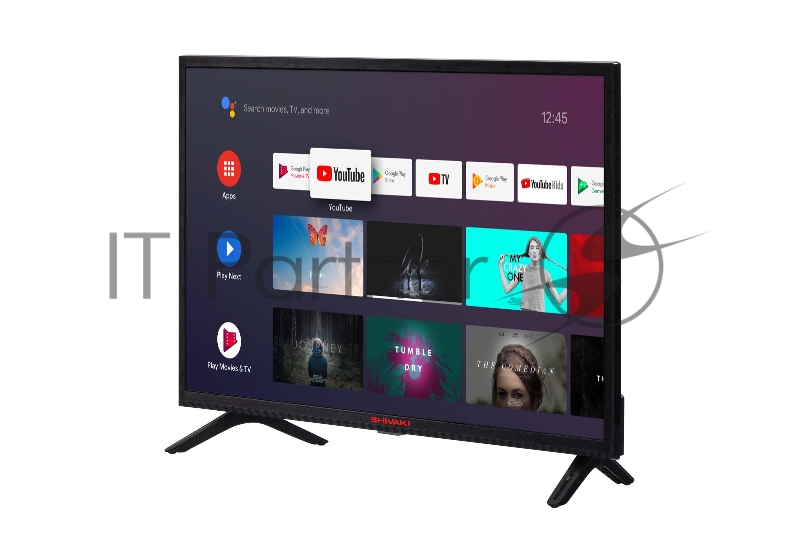 Телевизор Shivaki 32/HD/Google TV/1,5-8Gb/BT 5.0/HDR10/black