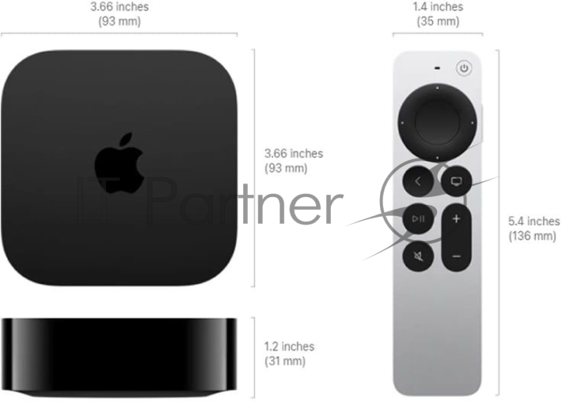 ТВ-приставка Apple TV 4K 128Gb (MN893LL/A)