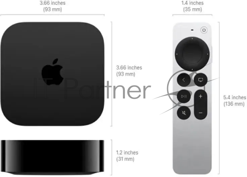 ТВ-приставка Apple TV 4K 128Gb (MN893LL/A)