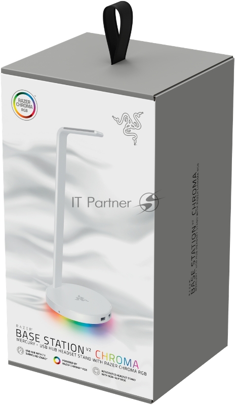 Подставка для наушников Razer Base Station Chroma V2 - Mercury Razer Base Station V2 Chroma - Mercury