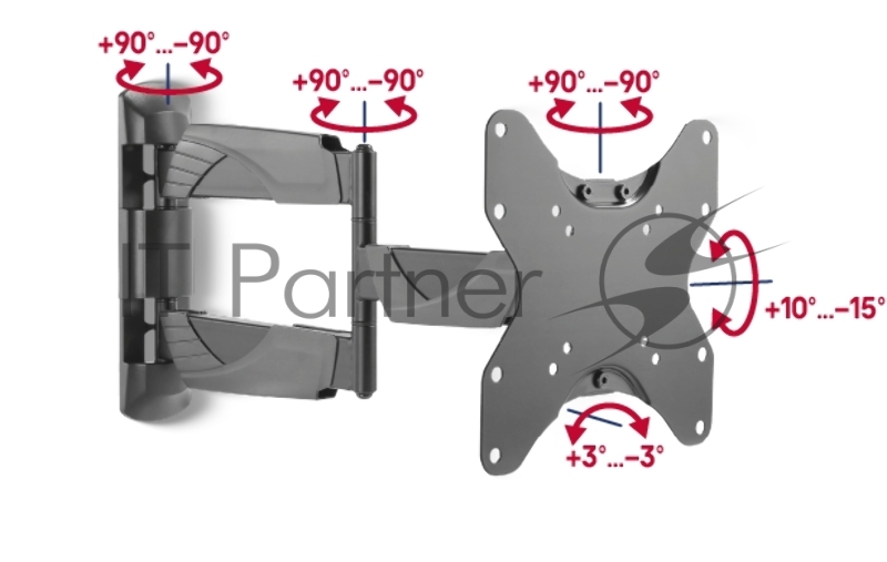 Кронштейн для ТВ наклонно-поворотный MAUNFELD MTM-2342FM