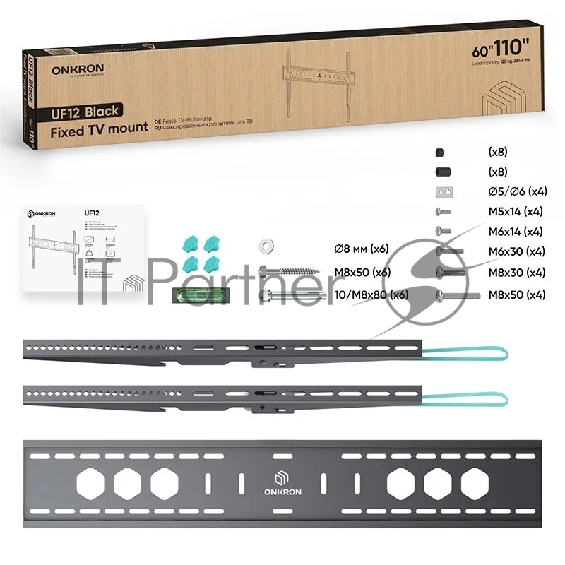 Кронштейн ONKRON UF12 черный