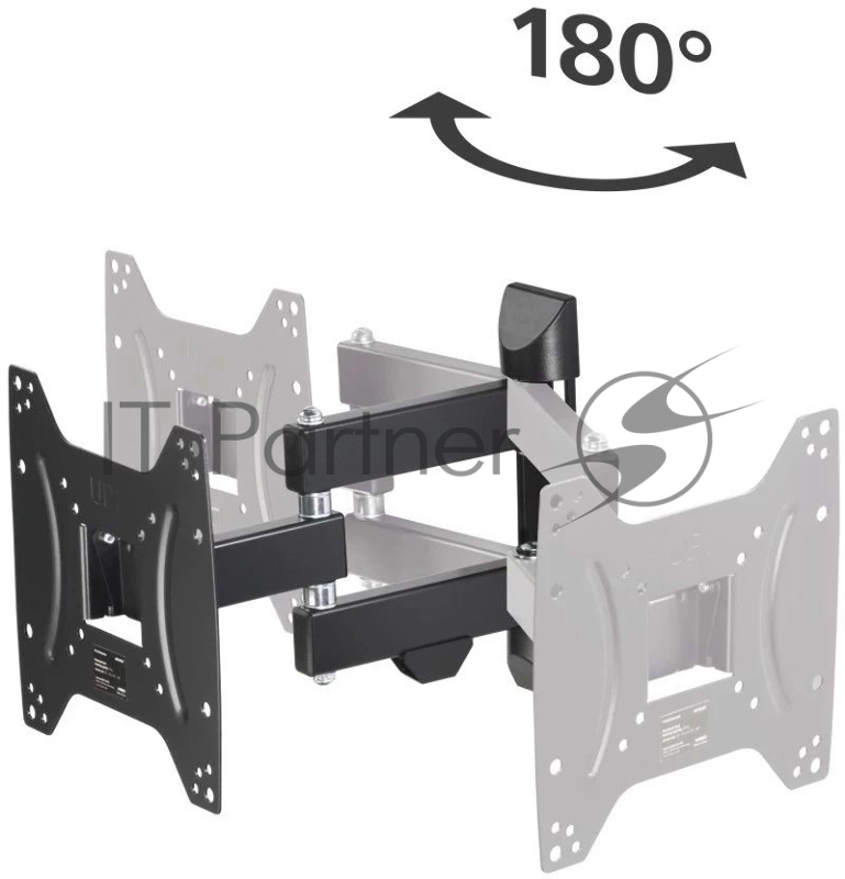 Кронштейн для телевизора Hama 00220822 черный 19-48 макс.20кг настенный поворотно-выдвижной и наклонный