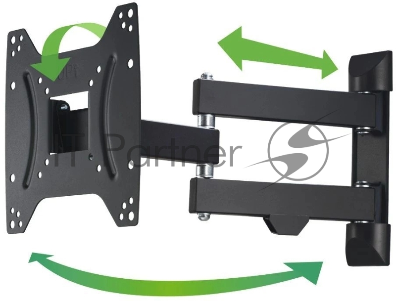 Кронштейн для телевизора Hama 00220822 черный 19-48 макс.20кг настенный поворотно-выдвижной и наклонный