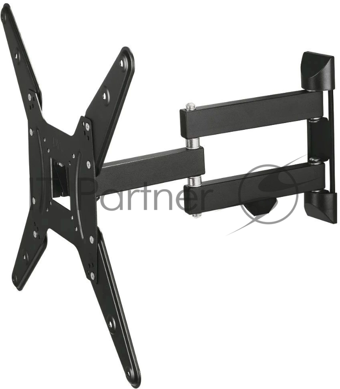 Кронштейн для телевизора Hama 00220824 черный 37-90 макс.25кг настенный поворот и наклон