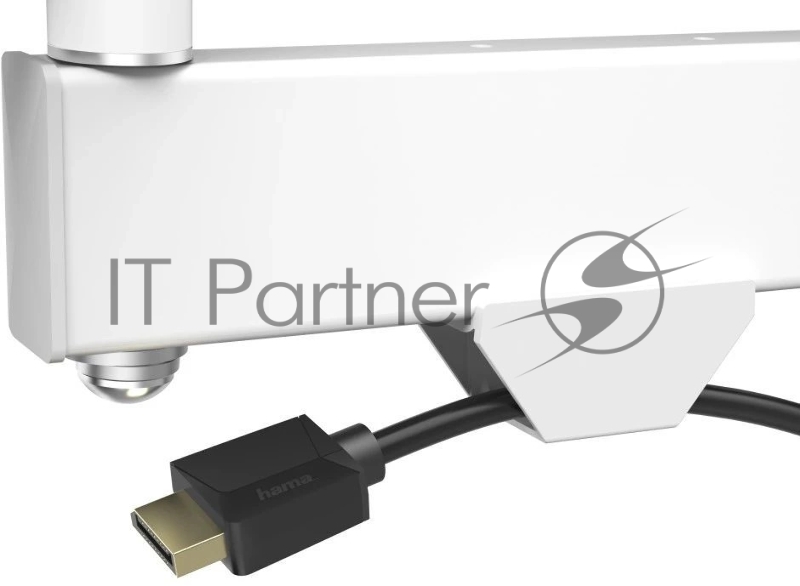 Кронштейн для телевизора Hama 00220855 черный/белый 19-48 макс.20кг настенный поворот и наклон